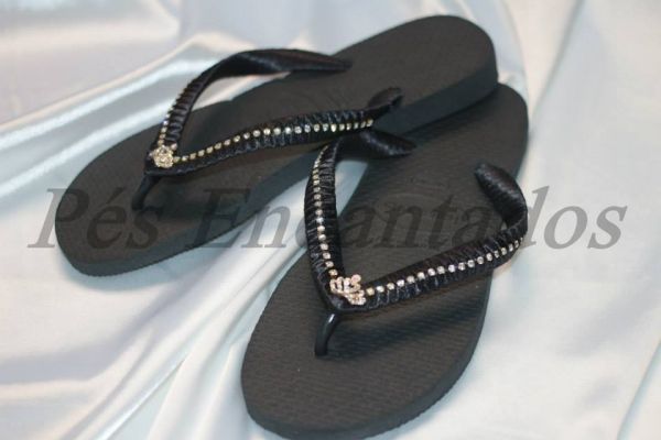 Sandália Havaianas Customizada cód 45