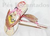 INFANTIL Sandália Havaianas Customizada cód 80