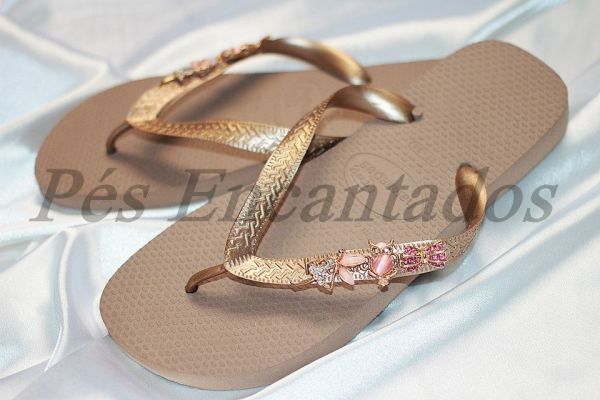 Sandália Havaianas Customizada cód 59