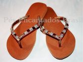 Sandália Havaianas Customizada cód 99