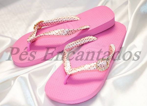 Sandália Havaianas Customizada cód 36