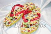 Sandália Havaianas Customizada cód 58