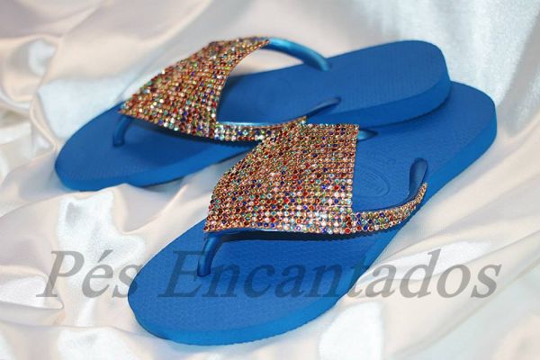 Sandália Havaianas Customizada cód 11