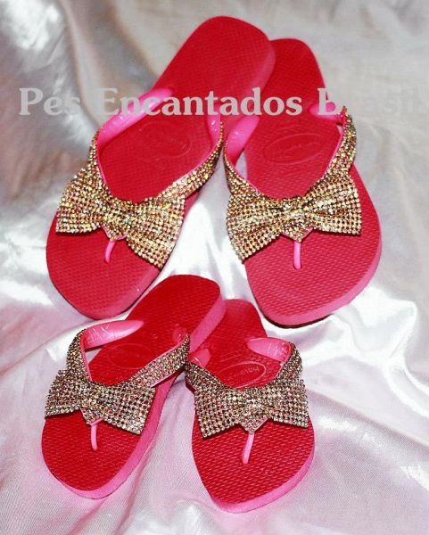 Sandália Havaianas Customizada cód 110