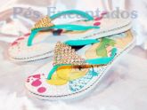 INFANTIL Sandália Havaianas Customizada cód 78