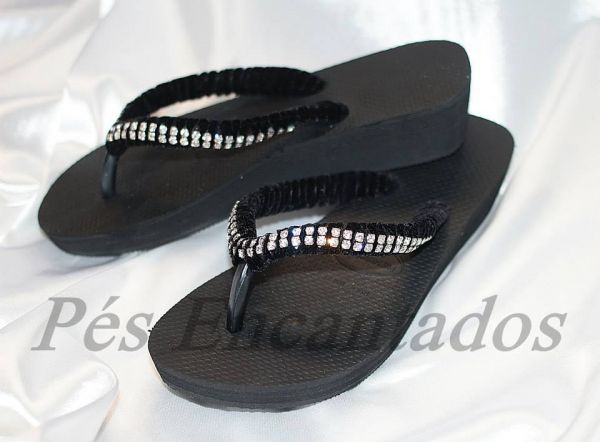 Indisponível Sandália Havaianas Customizada cód 15