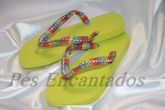 Sandália Havaianas Customizada cód 41